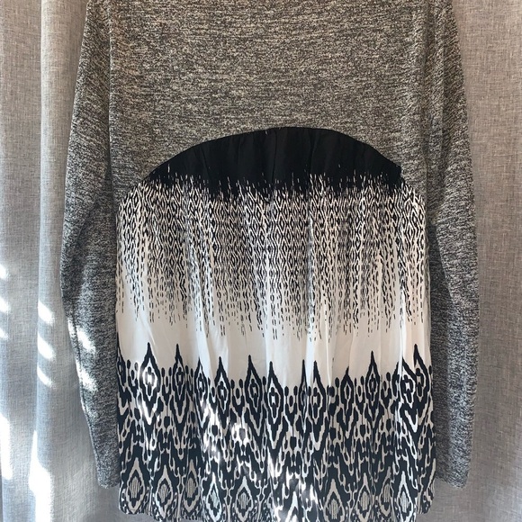 WOMENS mix media xsmall top - Picture 3 of 5